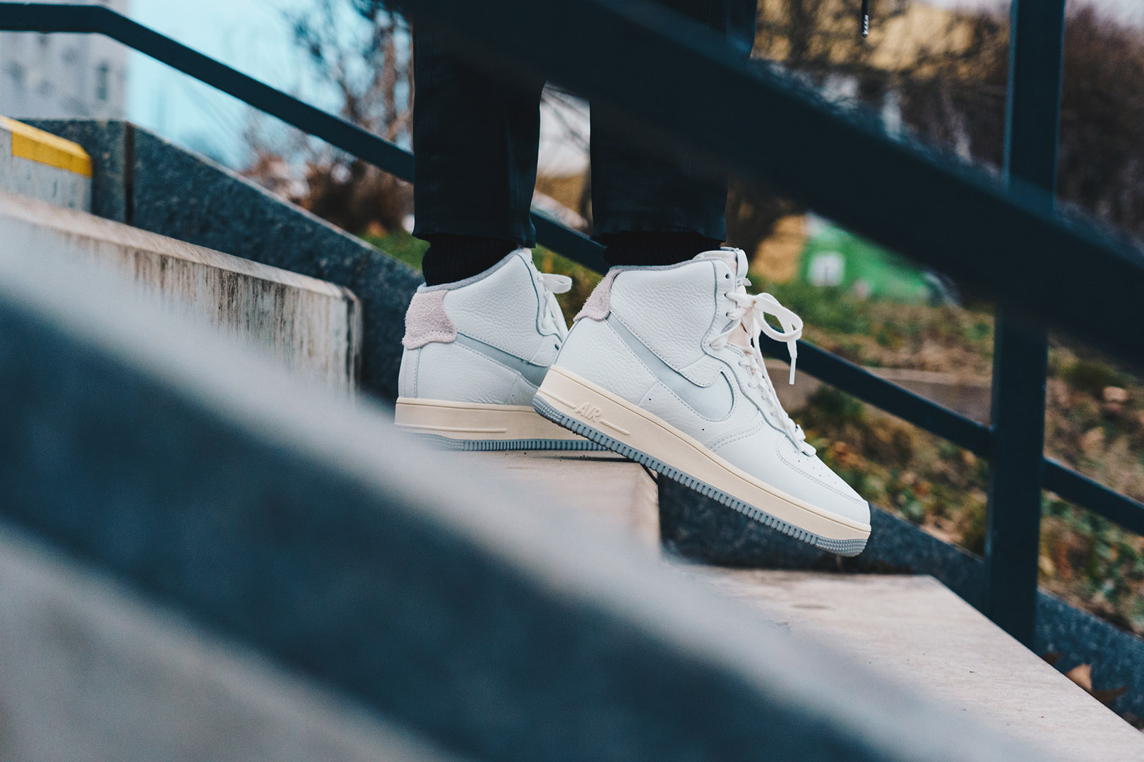 Nike Off-White Women's Air Force 1 High-Top Sneakers